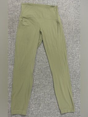 Lululemon Olive Green High Rise Leggings Size M